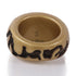 LOUS VUITTON LV Wood Ring US#5 Gold/Brown Ring AQ10477
