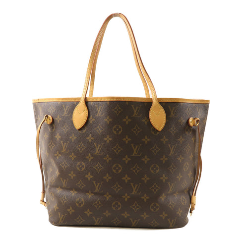 LOUIS VUITTON LV GHW Neverfull MM Shoulder Bag M40156 Monogram Brown