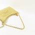 PRADA GHW Re-edition Crochet Mini Bag 2 Way Shoulder Bag 1BC204 Raffia Yellow