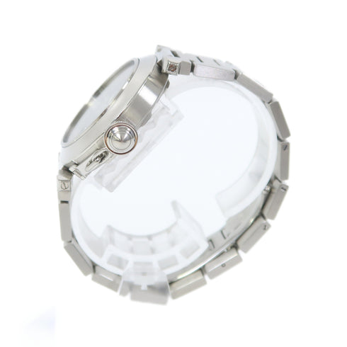 CARTIER Pasha C 35mm Quartz Watch 2324 Stainless Steel Black