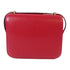 HERMES PHW Constance Mini Shoulder Bag Crossbody Veau Swift Leather Rouge Red