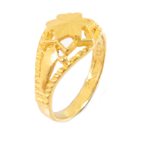 Jewelry Gold Ring US#3.75 24K Yellow Gold