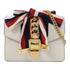 GUCCI GG Sylvie Chain Shoulder Bag 431666 Calfskin Leather White
