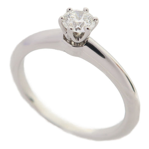 TIFFANY&CO 0.25ct Diamond Ring US#4.75 PT950 Platinum