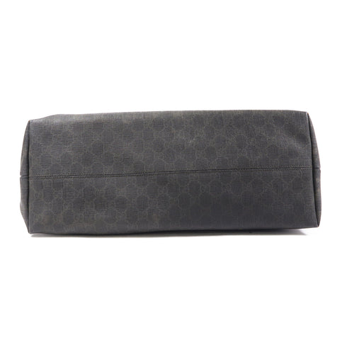 GUCCI GG Shoulder Bag 2 Way Bag 162785 Coated Canvas Black