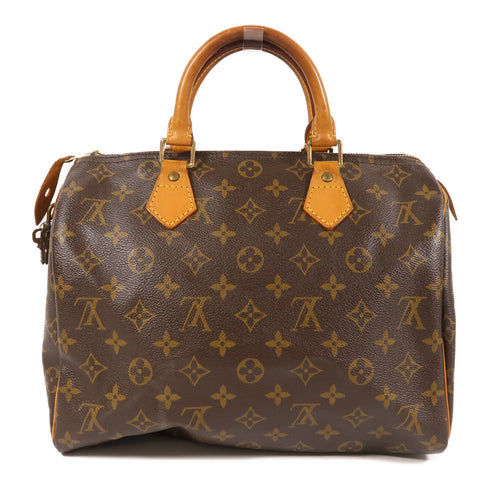 LOUIS VUITTON LV GHW Speedy 30 Hand Bag M41526 Monogram Brown