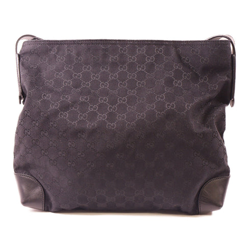 GUCCI GG SHW Shoulder Bag 308930 Canvas Black