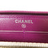 CHANEL CC SHW Wallet Calfskin Leather Purple
