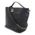 CHANEL Quilted CC GHW Chain Shoulder Bucket Bag Calfskin Leather Black