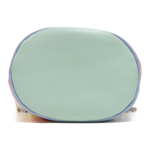 GUCCI GG SHW GG Marmont Mini Bucket Bag 575163 Calfskin Leather Multicolor