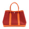 HERMES PHW Garden Party TPM Tote Bag Canvas/Leather
