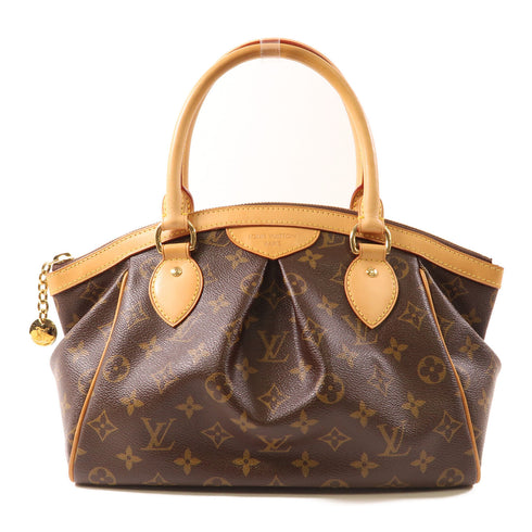 LOUIS VUITTON LV GHW Tivoli PM Handbag M40143 Monogram Brown v3