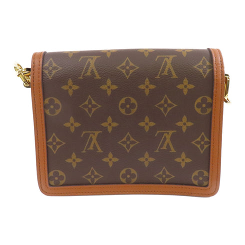 LOUIS VUITTON LV GHW Mini Dauphine Shoulder Bag M45959 Monogram Reverse Brown v2