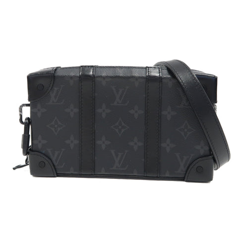 LOUIS VUITTON LV Soft Trunk Shoulder Bag M69838 Monogram Eclipse Black