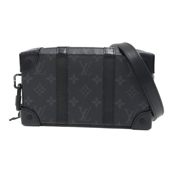 LOUIS VUITTON LV Soft Trunk Shoulder Bag M69838 Monogram Eclipse Black