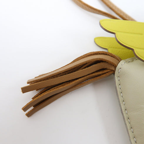 HERMES Rodeo Pegase PM Charm Swift Leather Beige/Yellow