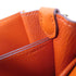 HERMES GHW Roulis Mini Shoulder Bag Crossbody Evercolor Leather Feu Fire Orange