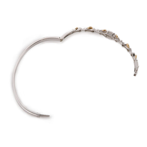 JEWELRY Diamond Bracelet 18K White Gold v1