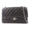 CHANEL CC SHW Large Classic Chain Shoulder Bag A58600 Lambskin Leather Black