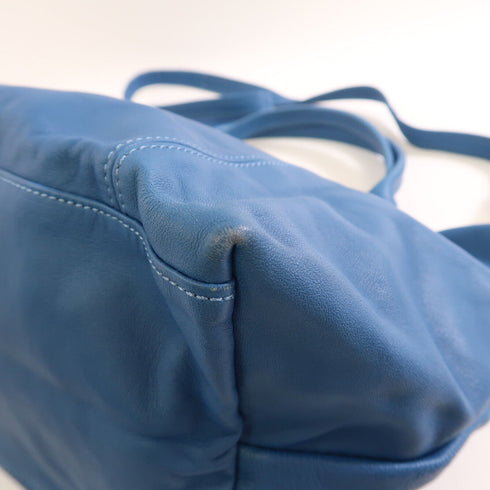 Longchamp SHW 2Way Shoulder Bag Calfskin Leather