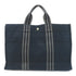 HERMES PHW Fourre-tout Handbag/Tote Bag Canvas Navy