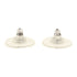 CHANEL CC Earrings Metal Silver