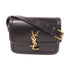 SAINT LAURENT YSL GHW Small Satchel In Box Shoulder Bag 634306 Calfskin Black