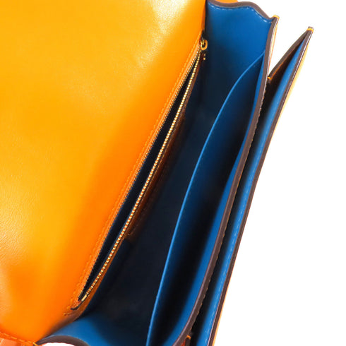 LOUIS VUITTON LV GHW Pont 9 Shoulder Bag Calfskin Leather M55946 Yellow