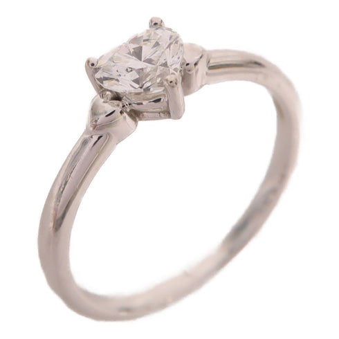 Jewelry 0.43ct Diamond Ring 2.1g 18K White Gold