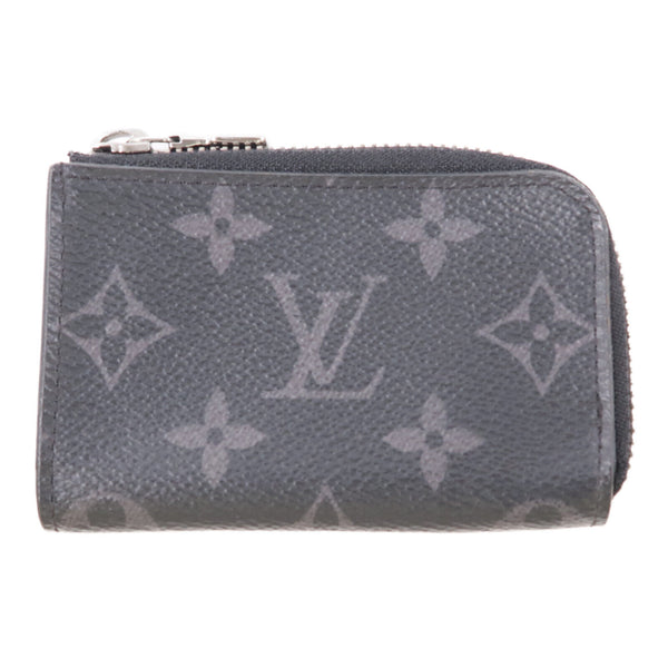 LOUIS VUITTON LV SHW Porte Monnaie Jour Coin Case M63536 Monogram Eclipse Black