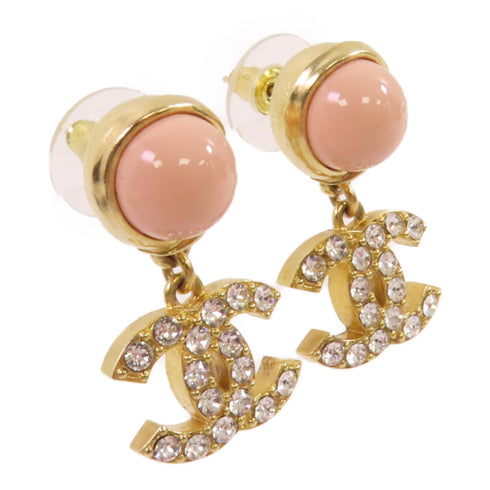 CHANEL CC GHW CC Earrings Metal PVC AB8915 Multi Color Gold Tone Color