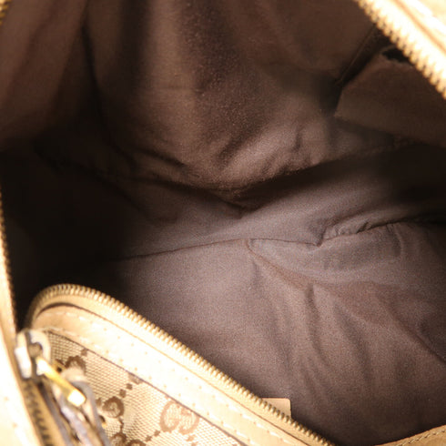 GUCCI GG GHW Shoulder Bag 211966 Canvas Brown