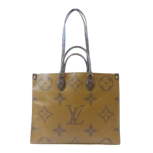 LOUIS VUITTON LV GHW OnTheGo GM 2 Way Shoulder Tote Bag M45320 Monogram Reverse