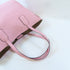 LOEWE Shoulder Tote Bag Calfskin Leather Pink