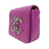 CHANEL Quilted CC GHW Chain Shoulder Bag AS2321 Lambskin Leather Purple