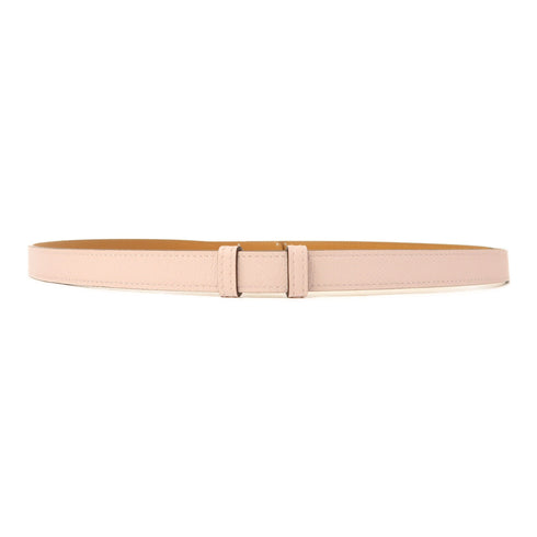 HERMES PHW Kelly Belt Epsom Leather Mauve Pale