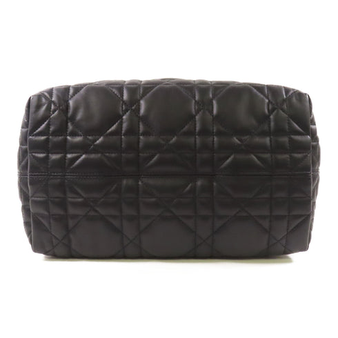 Christian Dior CD Toujours Bag Handbag M28210SHJ Calfskin Leather Black