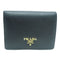 Prada Wallet Saffiano Leather Black 5942 TEST