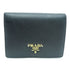 Prada Wallet Saffiano Leather Black 5942 TEST