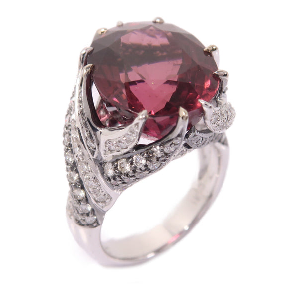 Fine Jewelry Tanzanite 1.51ct Diamond Ring Accessories US#7 18K White Gold