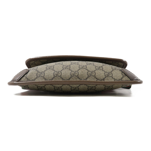 GUCCI GG GHW Neo Vintage GG Supreme Waist Belt Bag 493930 Coated Canvas Brown