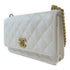 CHANEL Quilted CC GHW WOC Wallet On Chain Shoulder Crossbody Bag Calfskin White