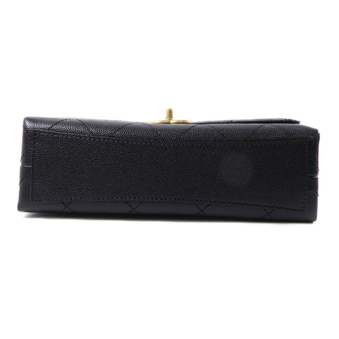 CHANEL CC GHW Chain 2 Way Bag AS2711 Calfskin Leather Black