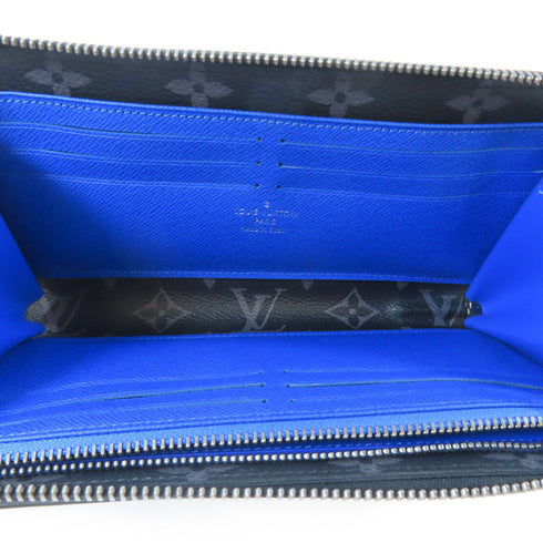 LOUIS VUITTON LV SHW Zippy Dragonne Wallet M80994 Monogram Eclipse Black