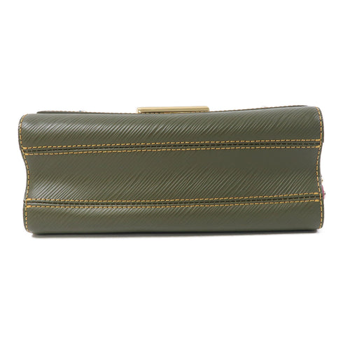 LOUIS VUITTON LV GHW Twist MM Shoulder Bag M54240 Epi Leather Grey