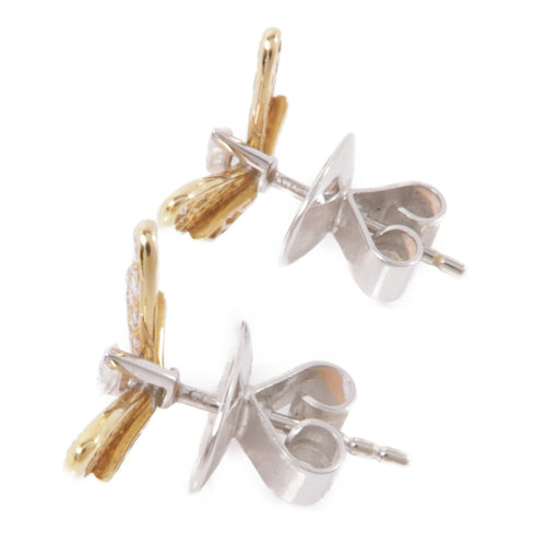 JEWELRY Diamond Earrings 18K White/Pink Gold v1