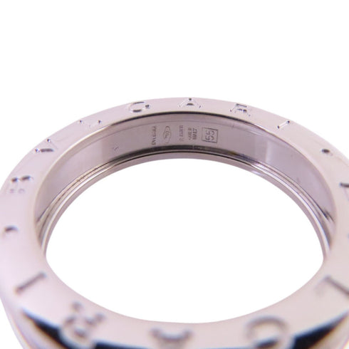 BVLGARI B-zero 1 1Band Ring#55 US#7 Ring 18K White Gold