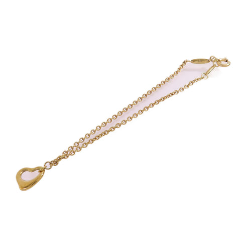 TIFFANY&CO Open Heart Bracelet 18K Yellow Gold