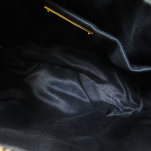 Miu Miu GHW Shoulder Bag Leather Black