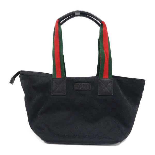 GUCCI GG SHW Shoulder Bag 131230 Canvas Black